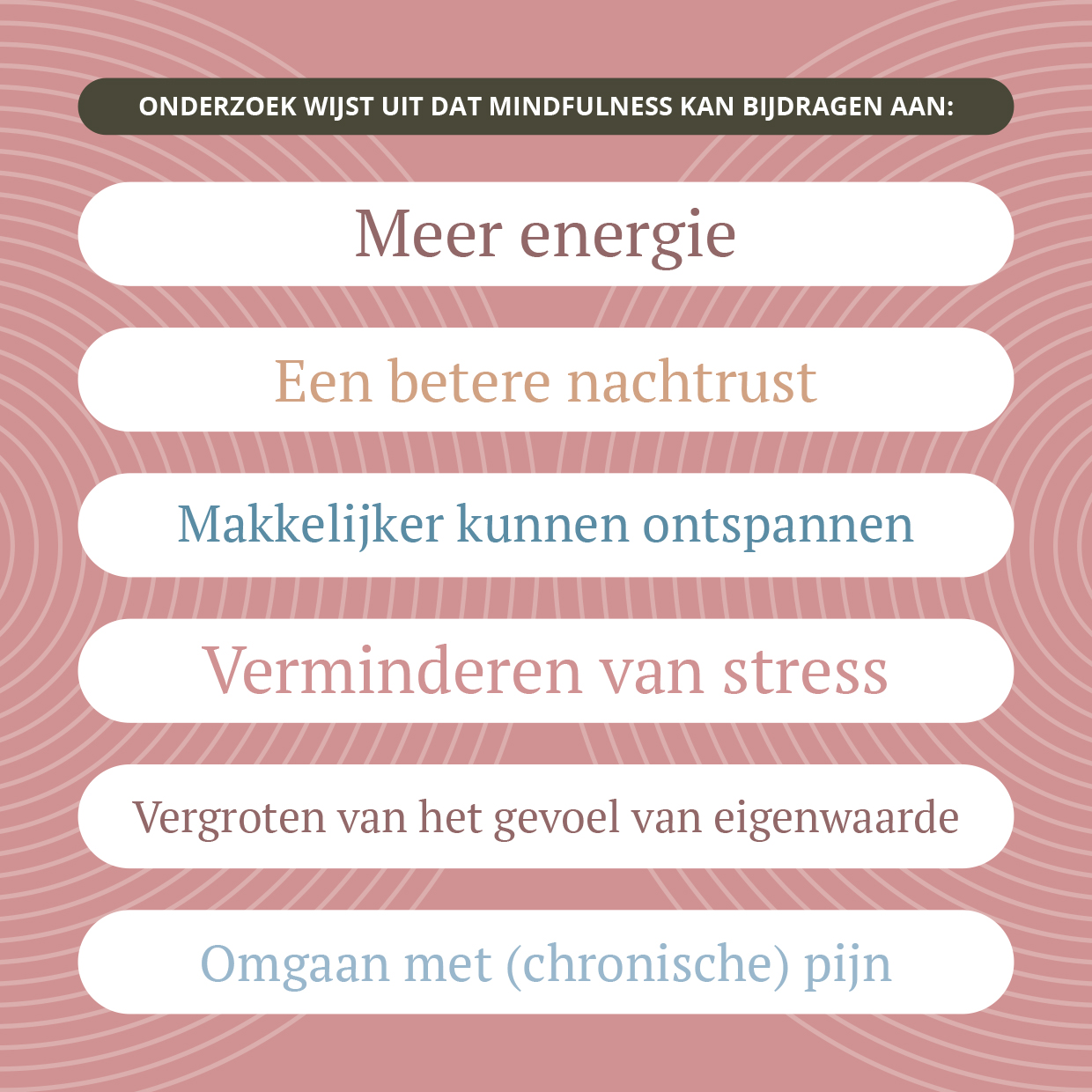 AHO Voordelen Ahora mindfulness Bennebroek Heemstede Hoofddorp Haarlem