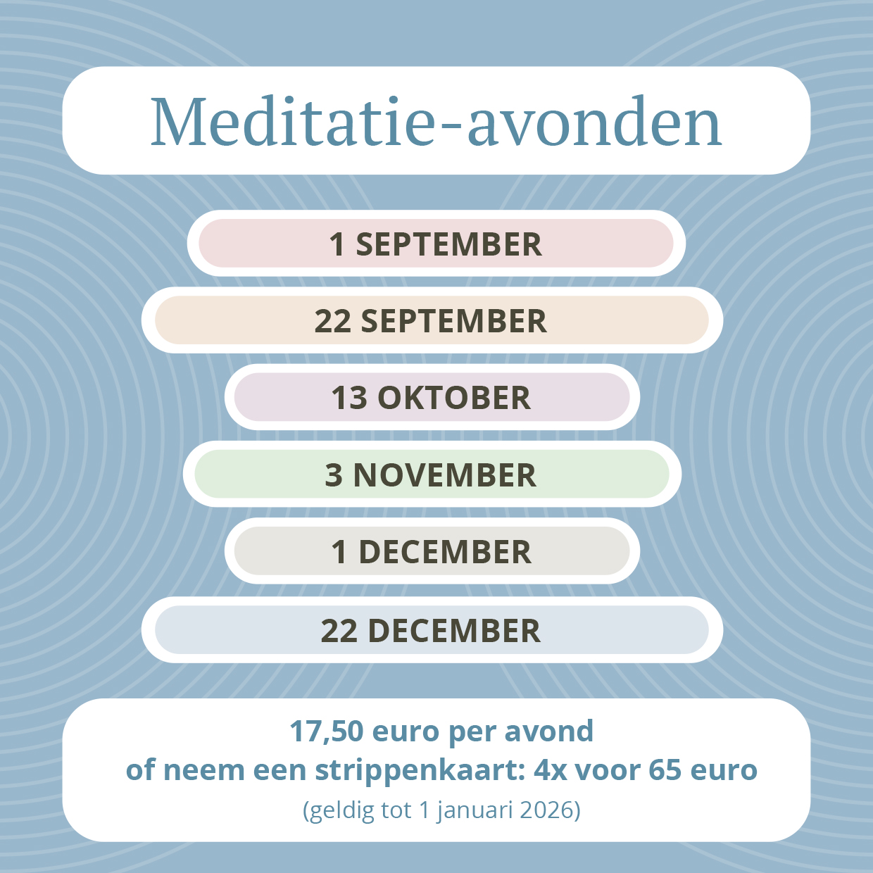 Ahora mindfulness meditatie-avonden Heemstede Hoofddorp Vogelenzang Hillegom Bennebroek