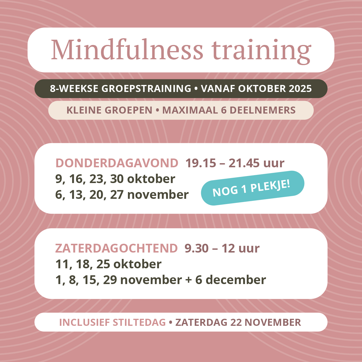 Ahora mindfulness training