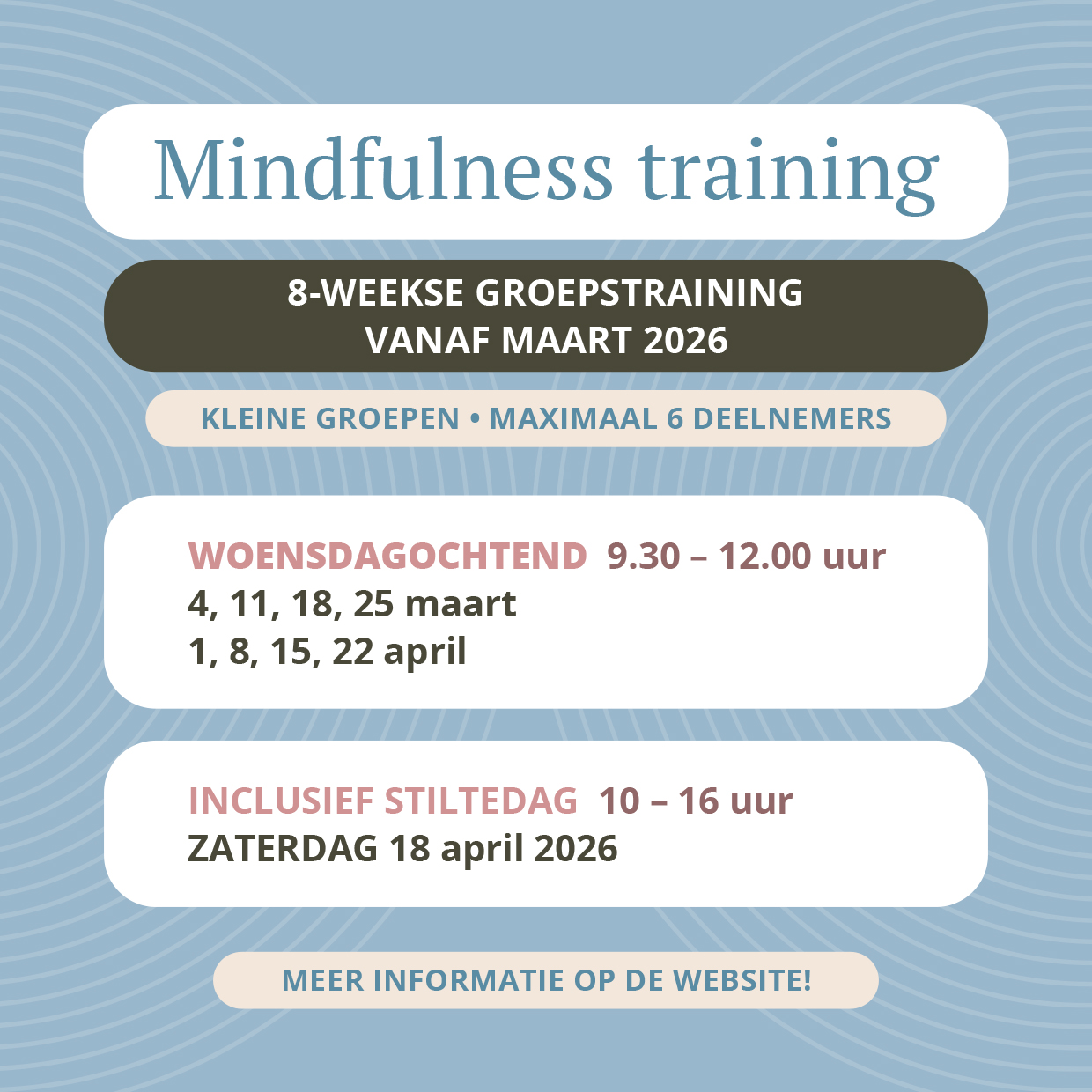 AHO MBSR_maart2026_WOE Mindfulness training Haarlem Bennebroek Bollenstreek Hillegom Hoofddorp Heemstede