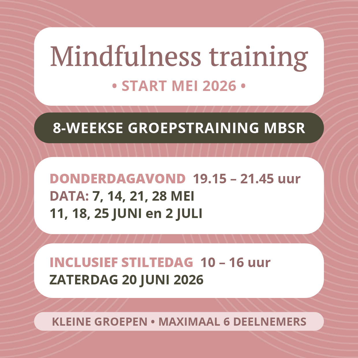 AHO MBSR_mei2026 Ahora mindfulness training mei 2026 Bennebroek Vogelenzang Heemstede Hoofddorp Hillegom Bollenstreek