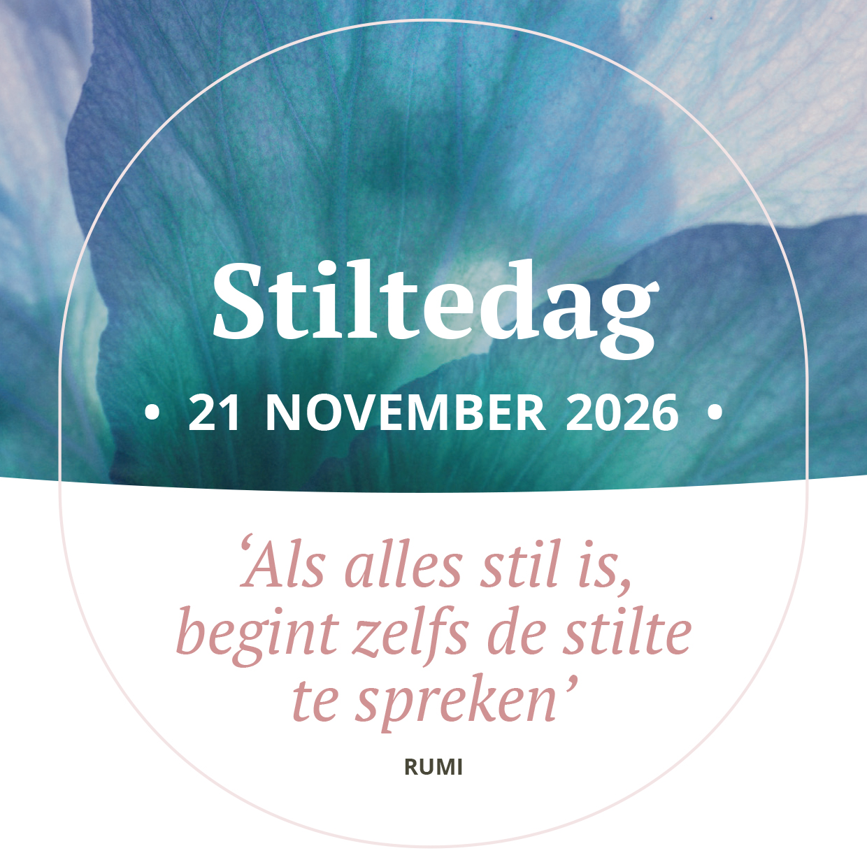 Ahora mindfulness Stiltedag retraite Bennebroek Haarlem Heemstede Hoofddorp Hillegom